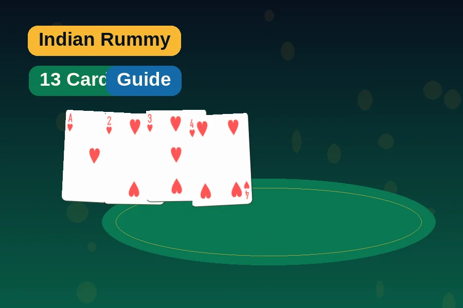 Indian rummy card visual