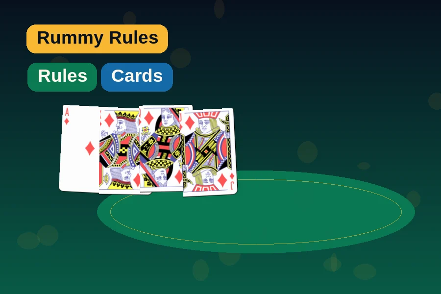 Rummy face card grouping example